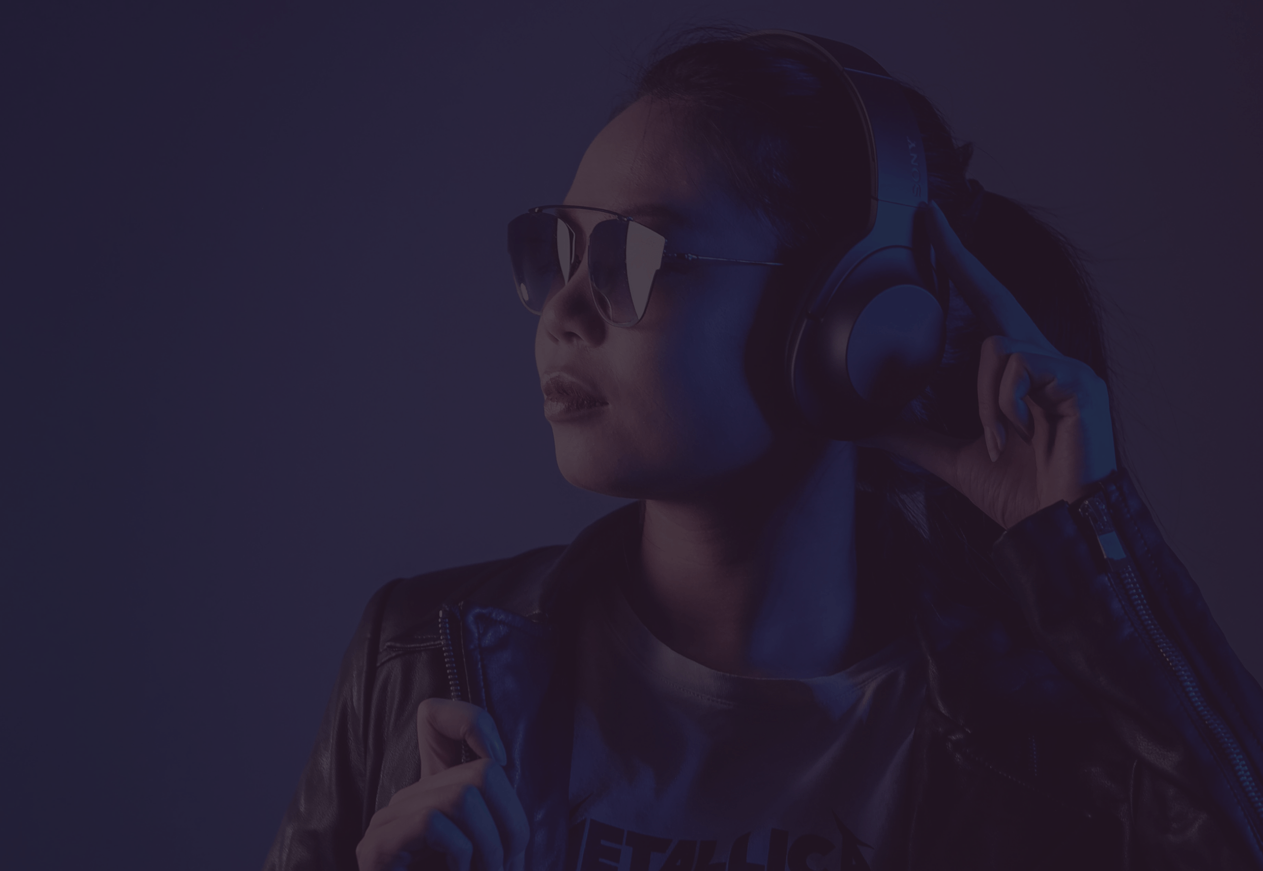 music consumer listening to personalized music