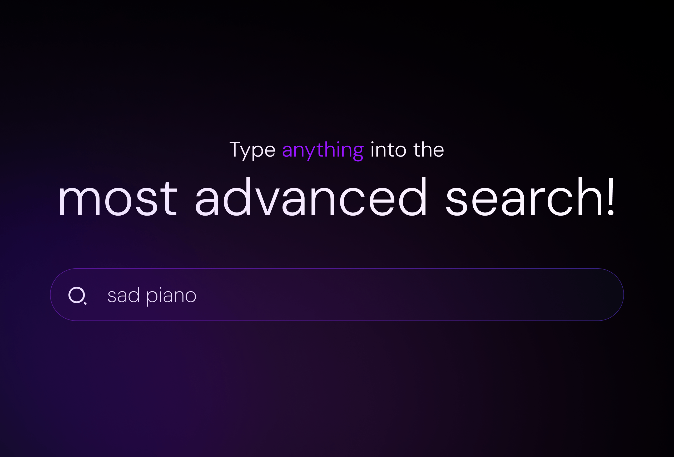 short prompt underutilizing natural language AI music search
