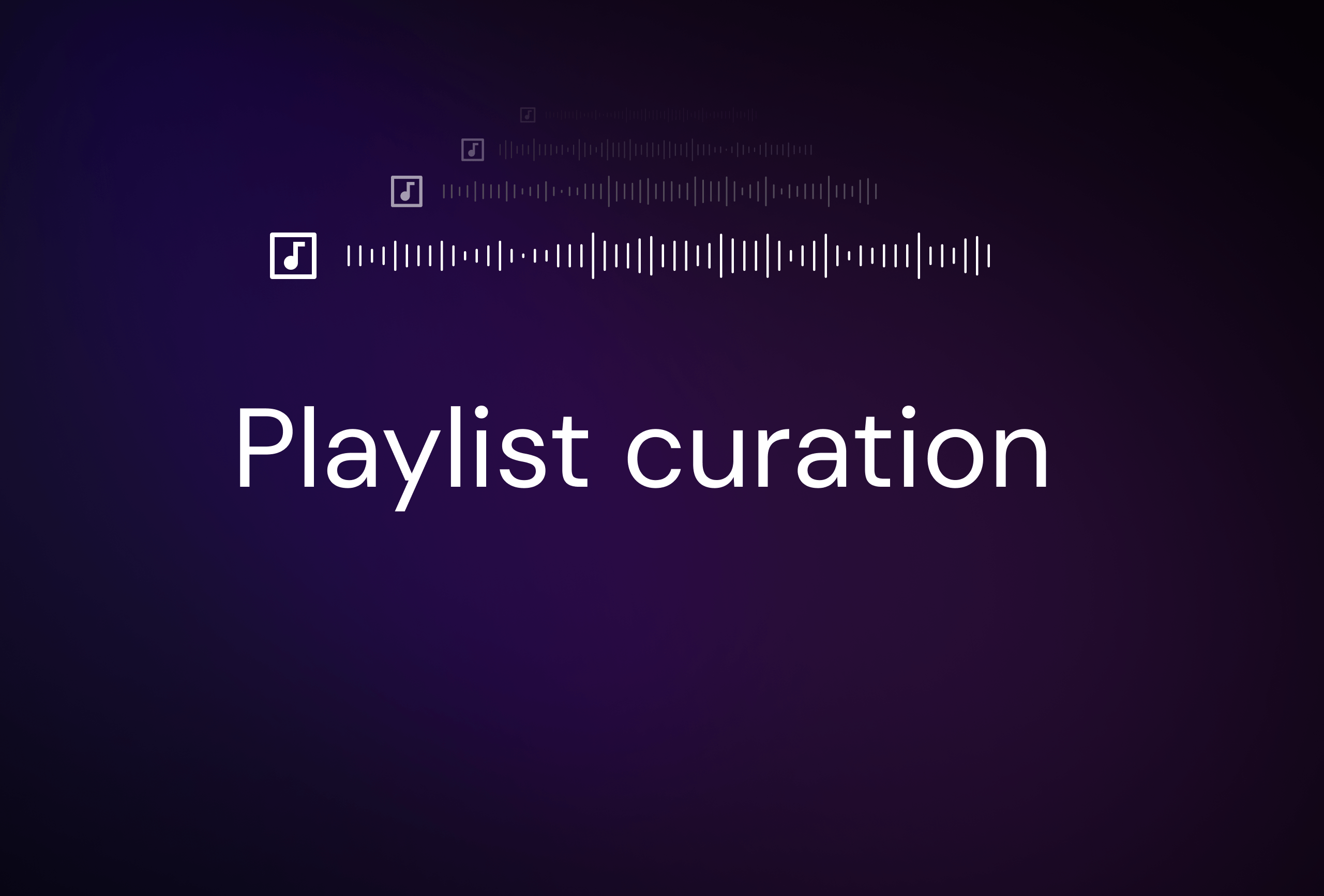 Music playlist curation with AIMS AI search tools